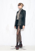 Vintage Y2K Leather Coat in Black