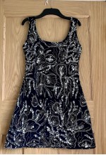 tulle velvet dress