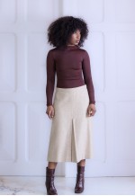 Princess wool skirt suit