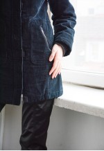 Vintage Corduroy Parka Coat