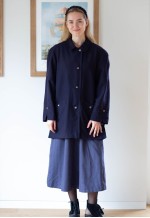 Dark blue navy vintage jacket