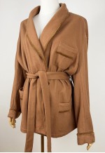 Vintage Italian Wool Jacket with tie waist